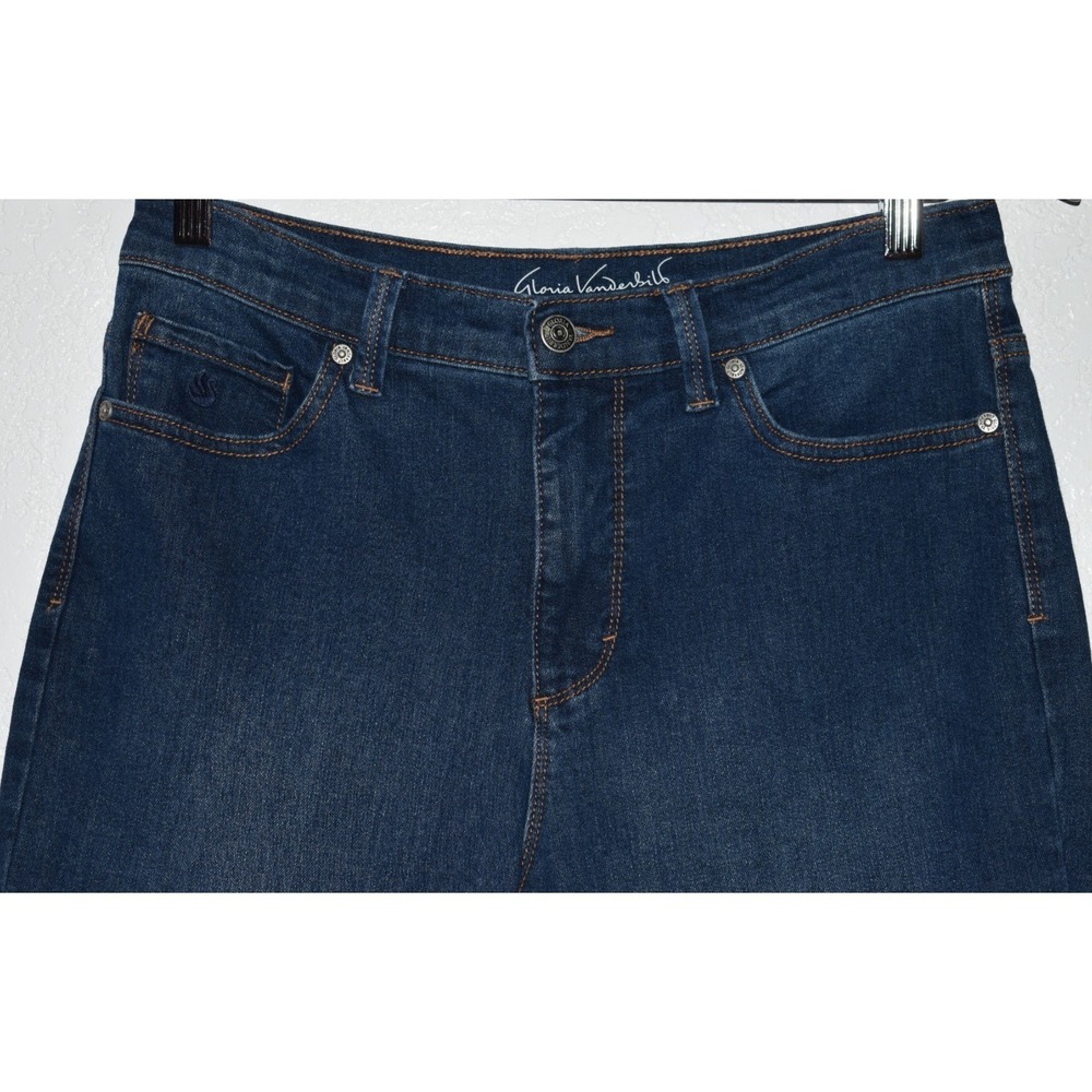 Gloria Vanderbilt 6 Amanda Capris All-Around Slimming Effect Jeans 5-Pocket crop - Picture 3 of 16